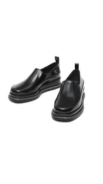 Ladies Glossy Flatform Flats