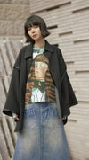 Oversized Cashmere Cape Coat