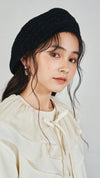 Ladies Velvet Yarn Beret