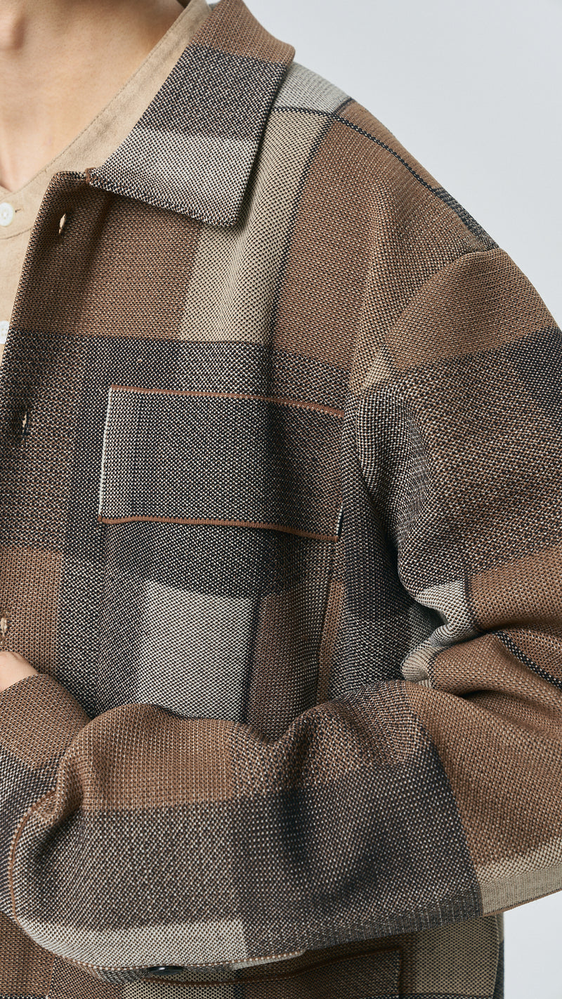 Knitted Military Jacket