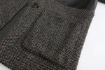 Large Buttons Wool Jacket