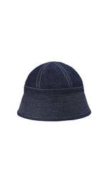 Denim Cloche Bucket Hat