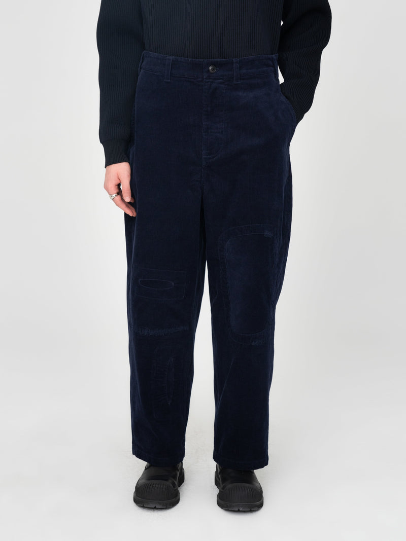 Patchwork Corduroy Pants