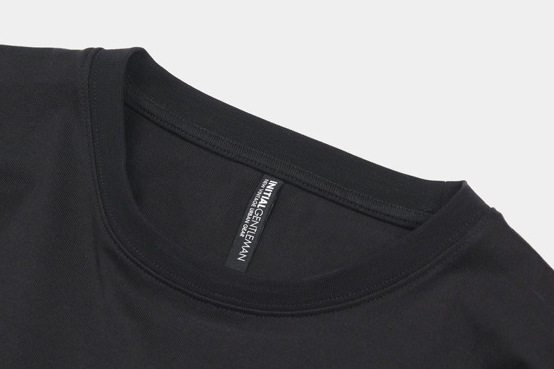 Mercerized Cotton Reflective Embroidery Tops