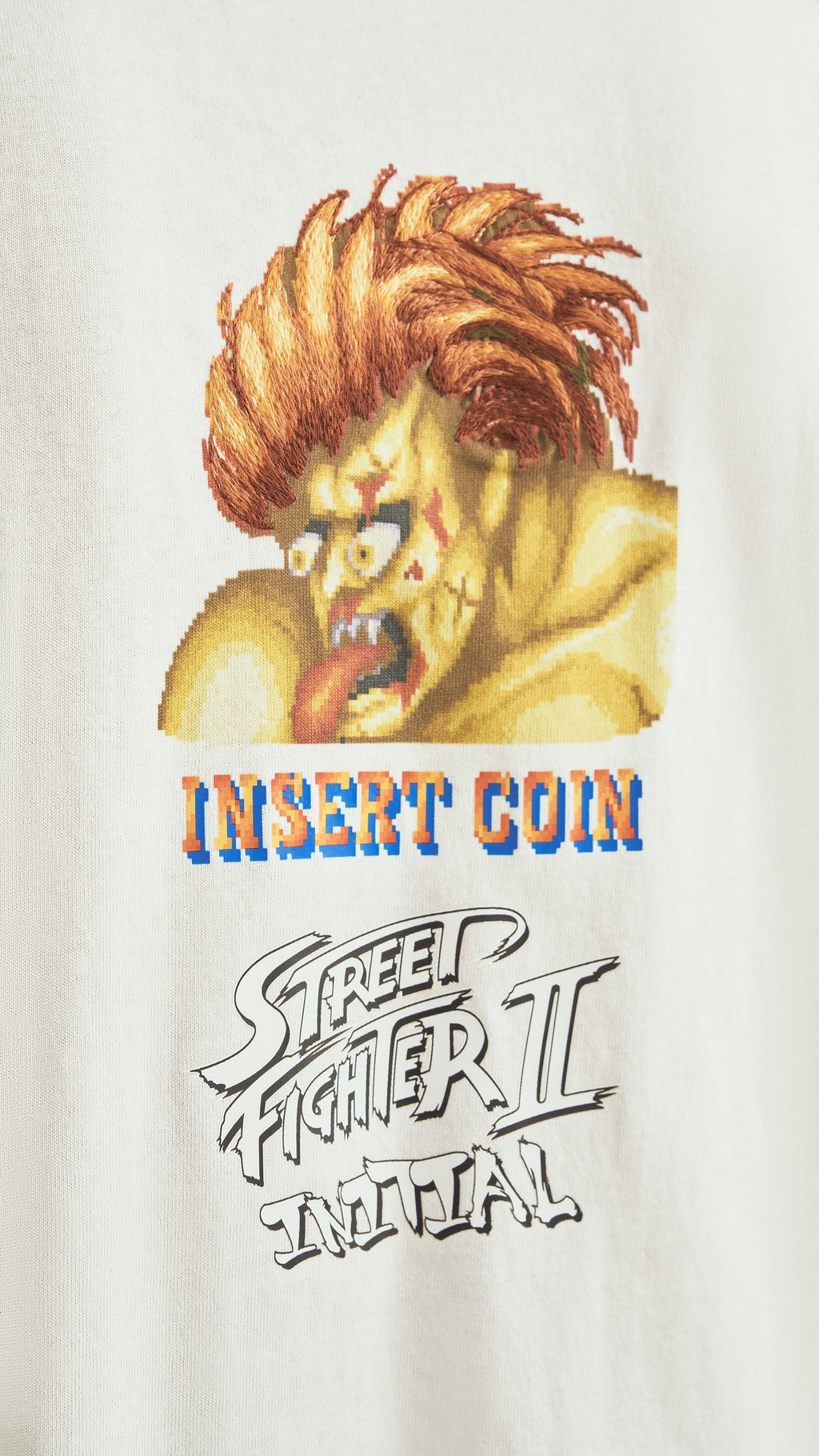 Street Fighter 2 Blanka White T-shirt. 90's. Retro -  Hong Kong