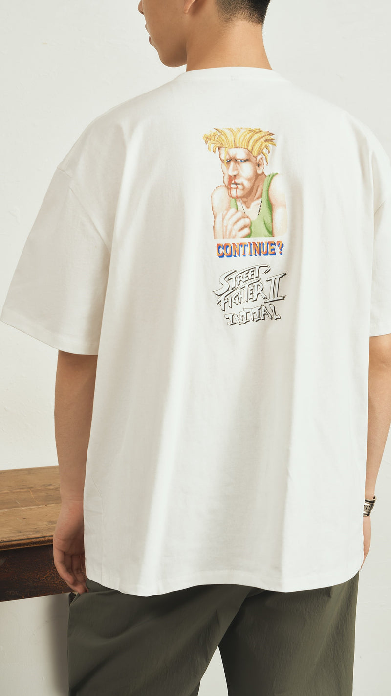 [INITIALGENTLEMAN x Street Fighter] Tee (Guile)