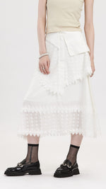 Patched Lace Skirt